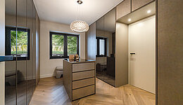 Begehbarer Kleiderschrank mit Spiegeltüren von CABINET